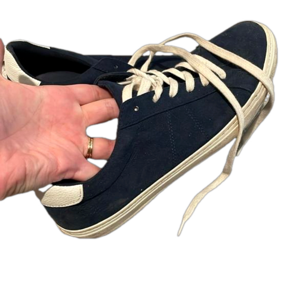 Blue sneakers
